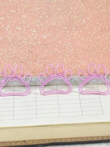 4入組貓爪形狀書針 - 彩色 - 查看 5