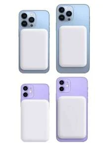 ZeroPiel Bateria Externa Inalambrica MAGSAFE para iPhone (Genérica) - 5000mAh - Ver 2