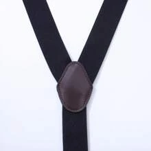 男士西裝吊帶6夾鉤彈性復古商務吊帶,適用於中老年人西裝褲 - 彩色 - 查看 3