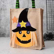 1pc Black Cat Design Halloween Gift Bag - black cat - View 6