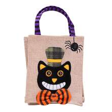 1pc Black Cat Design Halloween Gift Bag - black cat - View 1