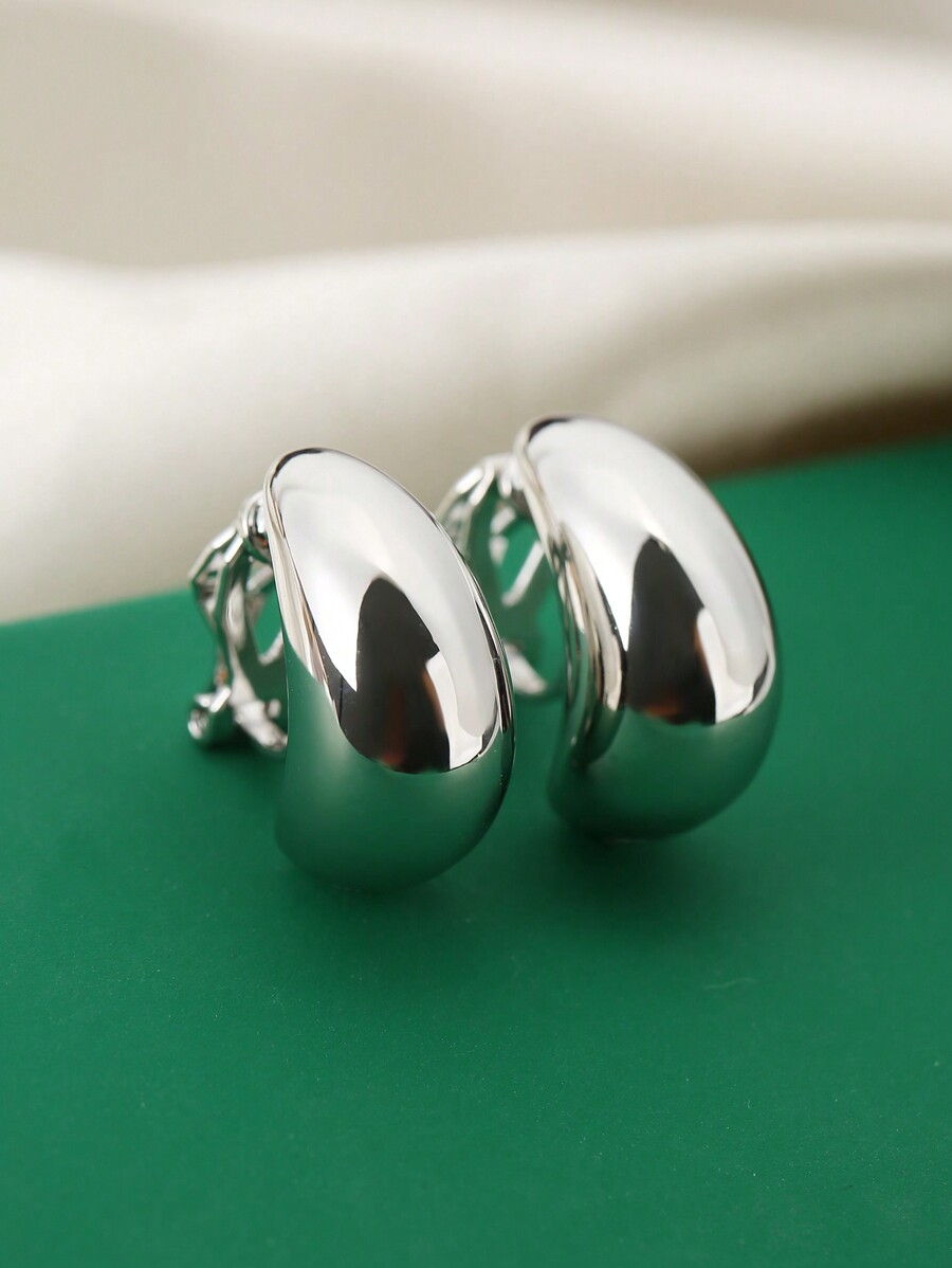 Clipon Earrings For Women Without Piercing, Suitable For Daily Wear SHEIN USA