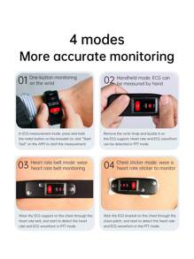 LORDWEY E600 ECG Smart Watch Men Non-Invasive Blood Glucose Heart Rate Blood Pressure Monitor Sports Steps Smartwatch Women Android - Coffee Brown - View 9