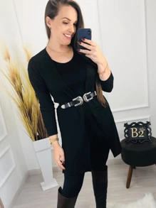 Women Coats - 黑色 - 查看 2