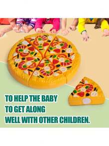 Pizza Shaped Cute Toy - Orange - View 3