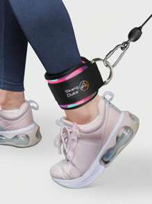 1個健身腳環、腳踝扣、腿部肌肉訓練器、臀部、腿部、綁帶、勾腿、龍門拉力繩 - 彩色 - 查看 7