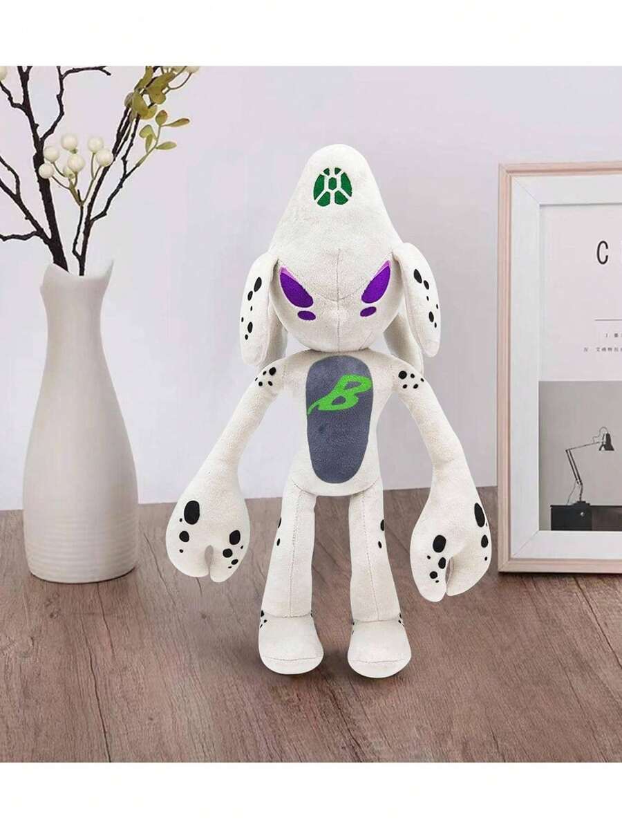 Horror Monster Plush Toy Alien Doll - White - View 1