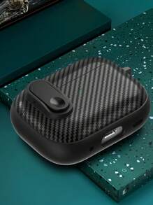 父親節AirPods保護殼，男女適用，帶鑰匙扣防震保護iPod殼，適用於Apple AirPods第1代第2代充電盒2&1 - 黑色 - 查看 3