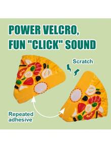 Pizza Shaped Cute Toy - Orange - View 6