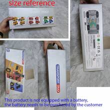 1輛大型紅色工程車+4輛小型車輛,摩擦驅動帶有音效和燈光效果。適用作為兒童禮物和教育玩具。 - 酒紅色 - 查看 10