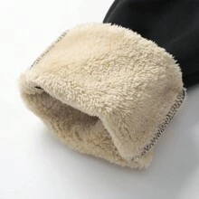 Winter Boyfriend Style Men's Fleece Hooded Cardigan Sports Suit, Solid Color Gym Clothes Boyfriend Style Men, Athletic Suit, Tracksuit