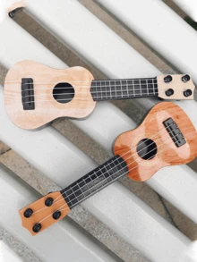 1 Pieza De Guitarra De Juguete De Marfil Para Instrumento Musical (caja De Envío) - Beis - Ver 5
