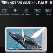 帶wifi功能的mp3 Mp4音樂播放器,3.5英寸全觸摸屏（白色） - 白色 - 查看 3