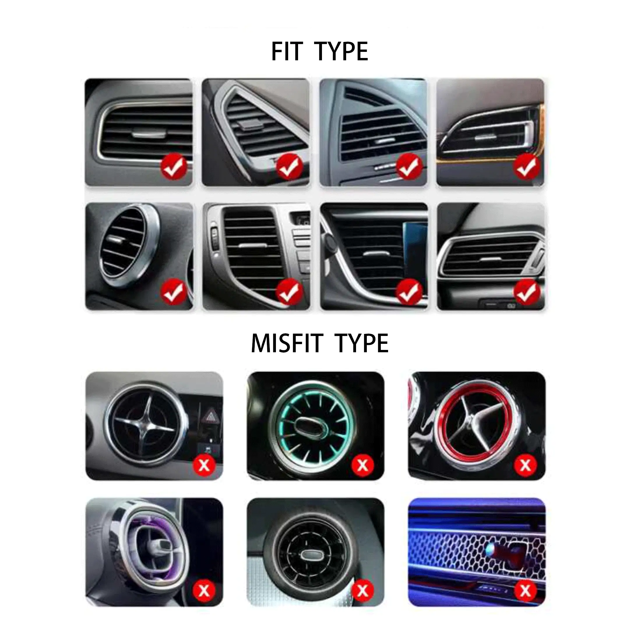 Dấu ngoặc Ô tô - trắng - Xem 6