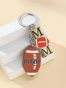 新品diy母親節禮物,運動風格媽媽手工鑰匙扣項鍊 - 彩色 - 查看 1