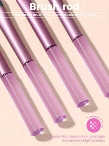 18件套化妆刷套装，优质合成毛眼影晕染刷套装，面部及眼部化妆工具，化妆刷套装，化妆刷组合，化妆刷套装，全套化妆刷，化妆刷套装，全套化妆工具，化妆刷套装，化妆刷套装，化妆礼盒套装 - 彩色 - 查看 7