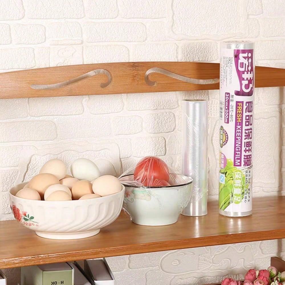 20cm*100m PE Disposable Cling Film Roll, Microwave Safe, For Kitchen