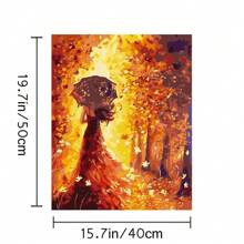 1 件卷起的画布 - 无折痕、成人帆布 DIY 丙烯数字油画、成人丙烯数字油画套装（带画框）、绘画套装、儿童油画数字、成人爱好和工艺品、钻石画配件、5D 人造钻石艺术、人造钻石画套装、钻石艺术套装、家居装饰套装（16x20 英寸，无框） - 40x50 公分/16x20 英寸 - 查看 11