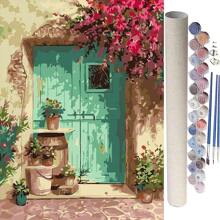 1 件卷起的画布 - 无折痕、成人 DIY 帆布数字丙烯画、成人无框数字丙烯画套装、绘画套装、儿童油画数字、成人爱好和工艺品、钻石画配件、5D 人造钻石艺术、人造钻石画套装、钻石艺术套装、家居装饰套装（16x20 英寸，无框） - 40x50 公分/16x20 英寸 - 查看 5