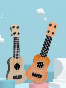 1 Pieza De Guitarra De Juguete De Marfil Para Instrumento Musical (caja De Envío) - Beis - Ver 8