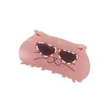 1pc Cartoon Cat Shaped Sunglasses With Paws Design, Suitable For Daily Use - Pink - View 2