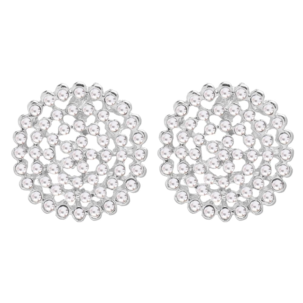 Stud Earrings - Bạc - Xem 1