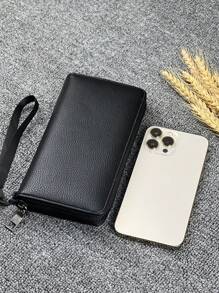 KAIDUCH Business Style Zipper Wallet With Multiple Card Slots Large Capacity Organizer Clutch Bag For Office And Commuting Suitable For Both Men And Women For Men Wallet Purse Wallet Long Wallet Wristlet Wallet