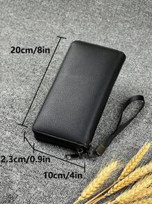 KAIDUCH Business Style Zipper Wallet With Multiple Card Slots Large Capacity Organizer Clutch Bag For Office And Commuting Suitable For Both Men And Women For Men Wallet Purse Wallet Long Wallet Wristlet Wallet
