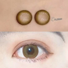 Green Tea Colored Contact Lenses, Suitable For Fashionable Women, Diameter 14.5mm