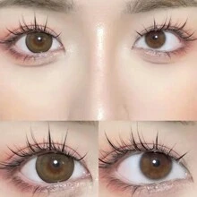 Green Tea Colored Contact Lenses, Suitable For Fashionable Women, Diameter 14.5mm