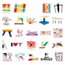 50 張田徑、體操卡通行李箱裝飾貼紙 - 彩色 - 查看 4
