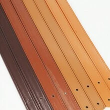 2入組女士純色1.8x45cm PU皮短袋帶，帶鉚釘直柄手提肩帶用於DIY手提包 - 咖啡棕 - 查看 6