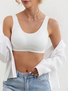 3pcs Women's Stretch Comfort Breasted Bra, Lingerie