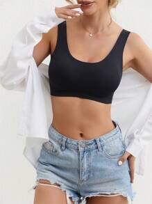 3pcs Women's Stretch Comfort Breasted Bra, Lingerie