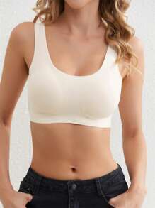 3pcs Women's Stretch Comfort Breasted Bra, Lingerie