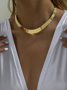 1 pieza Collar gargantilla de aleación exagerado para mujeres, apropiado para uso diario