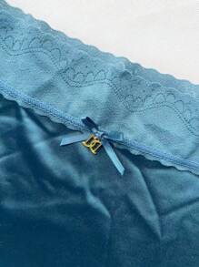 2 件裝柔軟光滑中腰舒適三角內衣,性感 - 彩色 - 查看 3