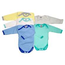 Baby Boys Bodysuits - Màu xanh lam - Xem 4