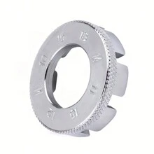 1個8孔迷你自行車輪鉗:戶外配件修復的完美工具! - 銀色 - 查看 4