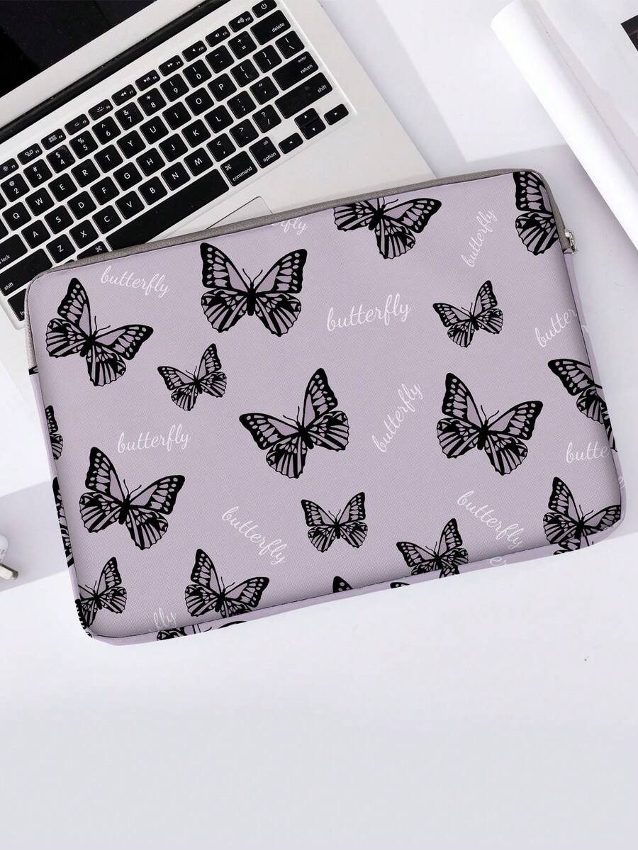 Handmålad datorväska med fjärils- och bokstavsmönster Tryckt datorväska Klassrumsväskor Klassrumsväskor Förvaringsväskor för lärare Klassrumsorganiseringsväskor Tillbaka till skolan För skolan För surfplatta Tillbaka till skolan-material Laptopfodral Laptopfodral Laptopväskor och fodral Skolmaterial - Multifärgad - Visa 1