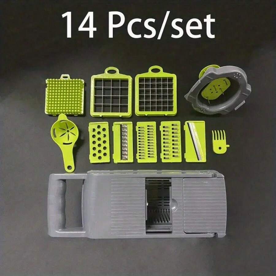 Vegetable Chopper. 14 In 1 Multifunctional Food Chopper, Used For