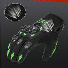 Men's Motorcycle Gloves, Breathable Full Finger Motorbike Gloves With Touch Screen Function For Racing, Off-road And Street Riding - White - View 11