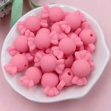 20入組素色橡膠糖果珠子DIY首飾製作 - 21*11mm/20個 - 查看 15