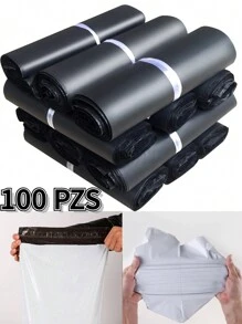 100 Piezas Sobres de Oficina para Envío: Envases Plásticos, Todo Para Oficina, Bolsas de Paquetería, Bolsa de Envío y Bolsa de Envío Resistentes al Desgaste, Embalaje Seguro – Perfecto para Oficina y Negocios - 28*42 - Ver 1