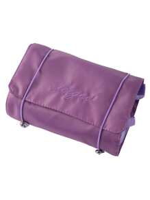 Roll Up Makeup Bag, 4-In-1 Foldable Toiletry Bag For Travel, Removable Storage Bag, Travel Cosmetic Bag, Foldable Makeup Organizer, Portable Versatile Toiletry Wash Bag Makeup Bags Makeup Organizer Make Up Organizer Makeup Storage - Purple - View 4