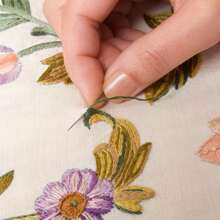 2入組針織織物、十字繡布,天然亞麻繡花布,加備用布的大型十字繡布,適用於針繡、衣著手工、車內裝飾,27 X 20 英寸,白色 - 淺灰色 - 查看 6