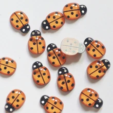 50pcs Random Style & Color Mini Cute Imitation Beetle For Diy Hair Clips, Phone Case, Fridge Magnets - Multicolor - View 7