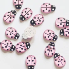 50pcs Random Style & Color Mini Cute Imitation Beetle For Diy Hair Clips, Phone Case, Fridge Magnets - Multicolor - View 3