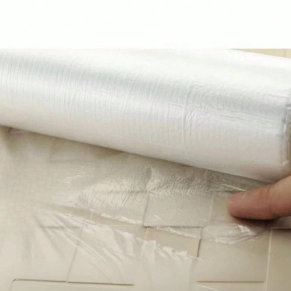 20cm*100m Disposable Pe Cling Film Roll For Kitchen, Microwave Safe For
