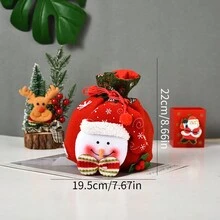 1 Miếng Dễ thương Phim Hoạt Hình 3D Túi kẹo Giáng sinh Qủa tặng Túi xách tay Sang trọng Giáng sinh Đồ trang trí - Nhiều màu - Xem 2